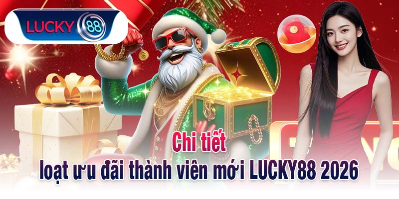 Chi tiết loạt ưu đãi thành viên mới LUCKY88 2026